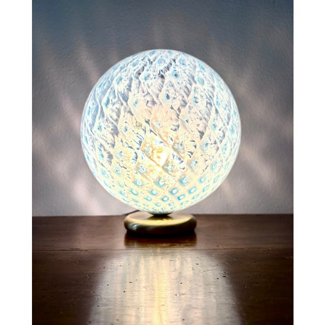 Macrame T25 Murano Table Lamp from La Murrina, 1990s For Sale - Image 3 of 18