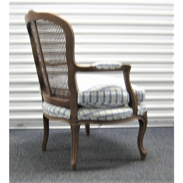 Modern Century Cane Back Arm Chair Chairish