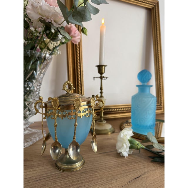 Napoleon III Style Condiment Service, Set of 9 For Sale - Image 6 of 6
