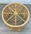 Contemporary Organic Modern Natural Rattan Drum Side Table For Sale - Image 3 of 3