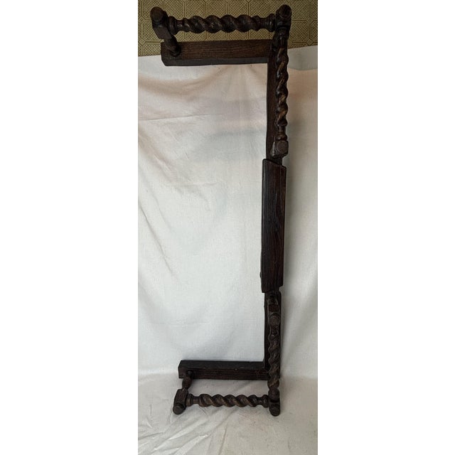Victorian Vintage Expandable Oak Fireplace Fender For Sale - Image 3 of 13