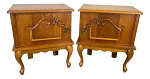 French Bedside Tables, Set of 2
