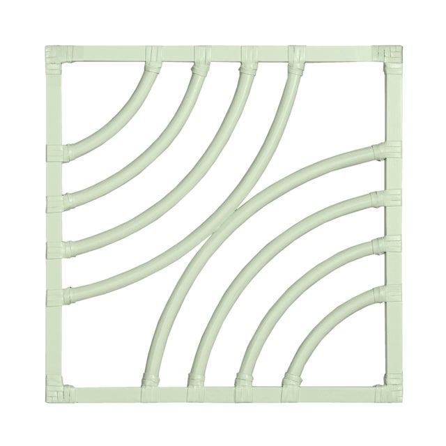 Light Green Swirl Writing Desk - Celery Green For Sale - Image 8 of 9