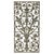 Elegant antique decorative cast iron grille with a rich openwork floral design. Its symmetrical motif blends scrolls,...