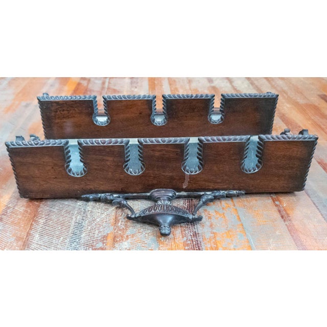 19th Century English Georgian Style Wine Glass or Pipe Rack For Sale - Image 15 of 18