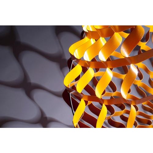 Crown large silver pendant lamp by jspr designed by grietje schepers. Dimensions: ø 135 x h 225 cm. Materials: nylon with...