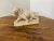 Stone Vintage White Marble Resin Lion Sculpture, 1950s For Sale - Image 7 of 10