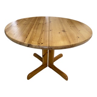 Vintage Extensible Dining Table, 1970, Set of 3 For Sale