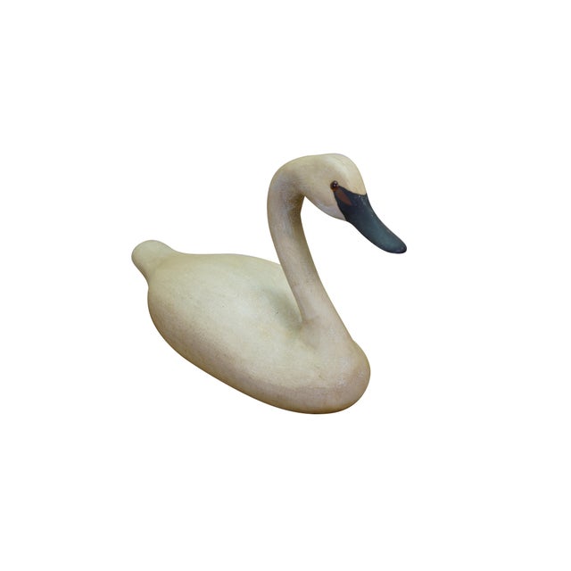This vintage Tundra Swan decoy was produced by the legendary Wildfowler Decoys company during their operation in Babylon,...