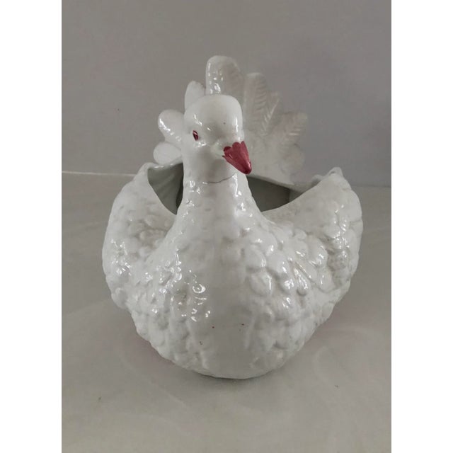 1960’s Italian White Hen Planter For Sale In Detroit - Image 6 of 9
