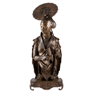 Sculpture in Patinated Bronze by Auguste Lalouette