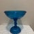 Vintage Blue Glass Compote With a Hand on Stem For Sale - Image 10 of 10