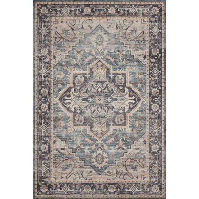 Textile Loloi Rugs Hathaway Navy Blue/Multi 2'-0" x 5'-0" Area Rug For Sale - Image 7 of 7