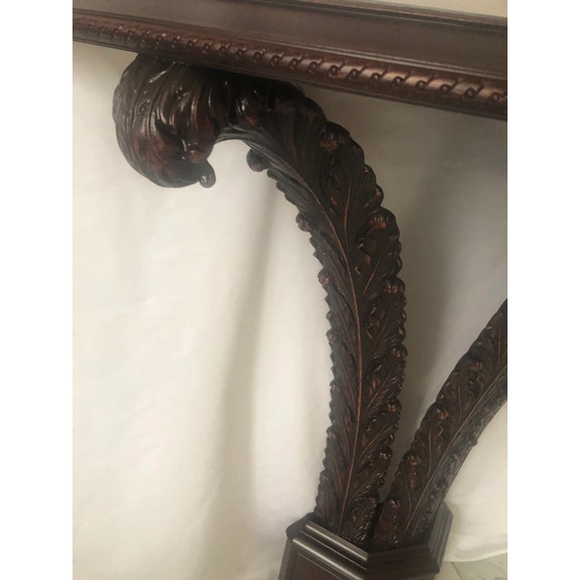 1940s 1940’s Mahogany Zangerle & Peterson Pier Console Table For Sale - Image 5 of 13