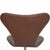 Model 3117 Office Chair in Mokka Leather by Arne Jacobsen, 1980s For Sale - Image 9 of 14