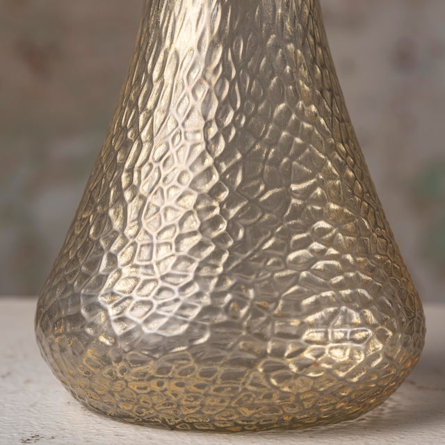 Austrian Iridescent Glass Vase For Sale - Image 4 of 8