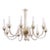 1960s 10-Light Venetian Glass Chandelier - Italy For Sale