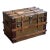 Large Antique Travel Trunk For Sale