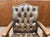 English Chesterfield Desk Chair For Sale - Image 5 of 8