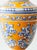 Rococo Vintage Talavera Pottery Table Lamp in Spanish Majolica with New Silk Lampshade For Sale - Image 3 of 15