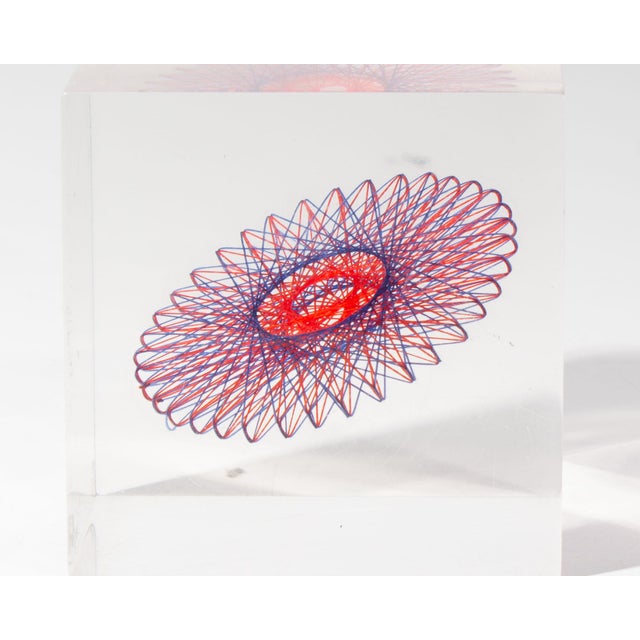 1967 Limited Edition Lucite String Cube Sculpture by Sue Fuller For Sale - Image 11 of 11