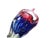 Glass Vase by J. Hospodka for Chribska Glassworks, Former Czechoslovakia, 1960s For Sale - Image 7 of 18