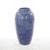 Roseville Pottery Pair Antique Roseville Art Pottery Floral Embossed Vases With Mottled Blue Glaze For Sale - Image 4 of 6