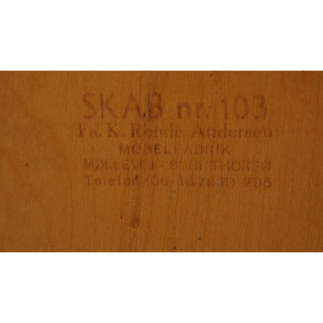 Vintage Danish Highboard in Teak For Sale - Image 13 of 14