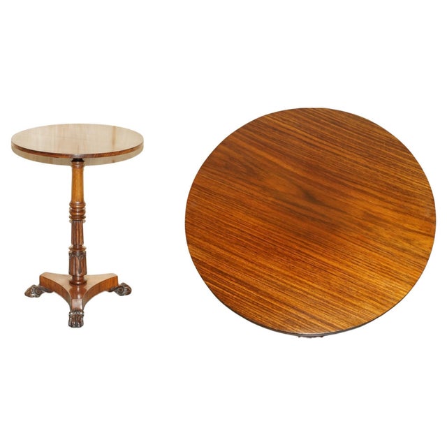 This is a exquisitely carved Antique circa 1830 William IV Mahogany side occasional table. A very good looking well-made...