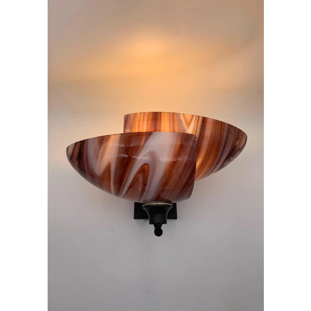 Glass Wall Lamp from Vistosi, 1980s, Set of 2 For Sale - Image 4 of 7