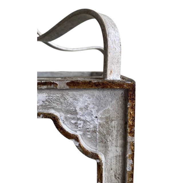 Nadia Cube Petite Chandelier With Gilded Ash Patina – 14" Lantern For Sale - Image 10 of 10