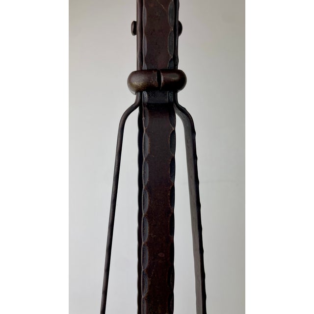 Metal Arts and Crafts Standing Ashtray by Hugo Berger as Goberg, Germany, 1900s For Sale - Image 7 of 18