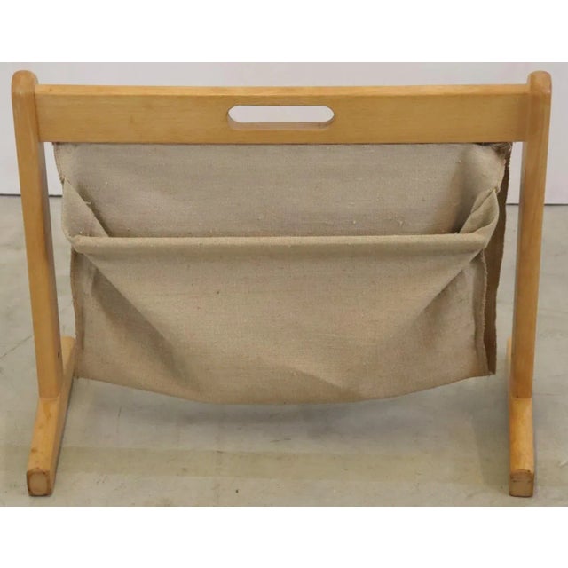 Vintage Furbo Magazine Rack in Oak from BRDR For Sale - Image 4 of 10