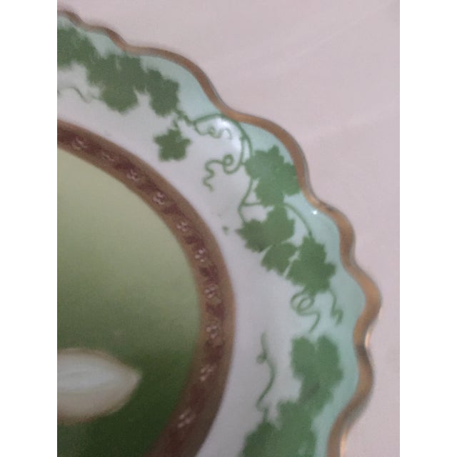 Hand Painted Embossed Gold Lotus Dresser Tray Vienna For Sale In Detroit - Image 6 of 10