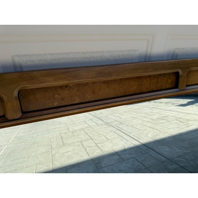 Mid-Century Modern Solid Wood Mirror For Sale - Image 3 of 7