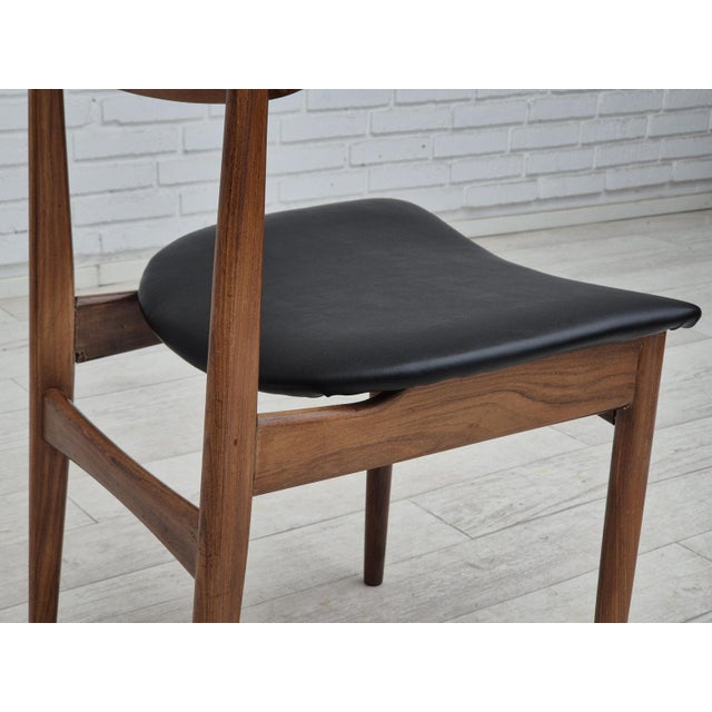 Danish Dining Chairs in Teak Wood, 1960s, Set of 5 For Sale - Image 17 of 18