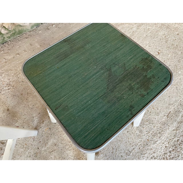 Vintage Wooden Stool, 1950s For Sale - Image 5 of 18