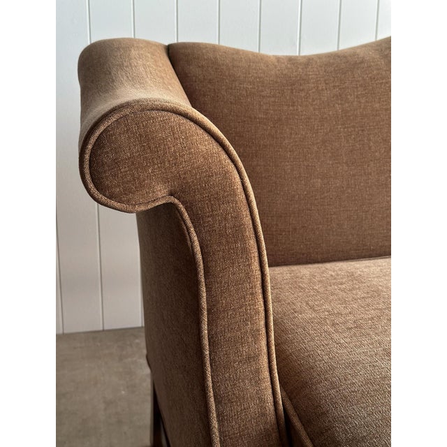 Vintage Camelback Chippendale-Style Sofa For Sale - Image 9 of 17