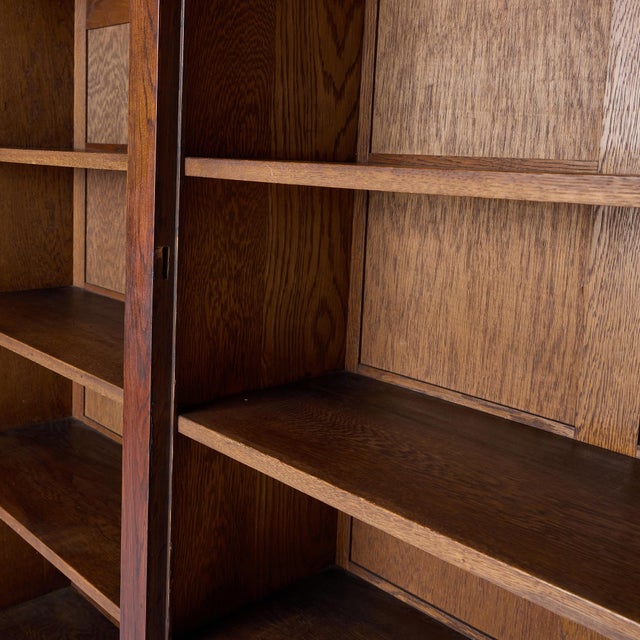 Stickley 1910s Large Two-Door Bookcase by Gustav Stickley For Sale - Image 4 of 15