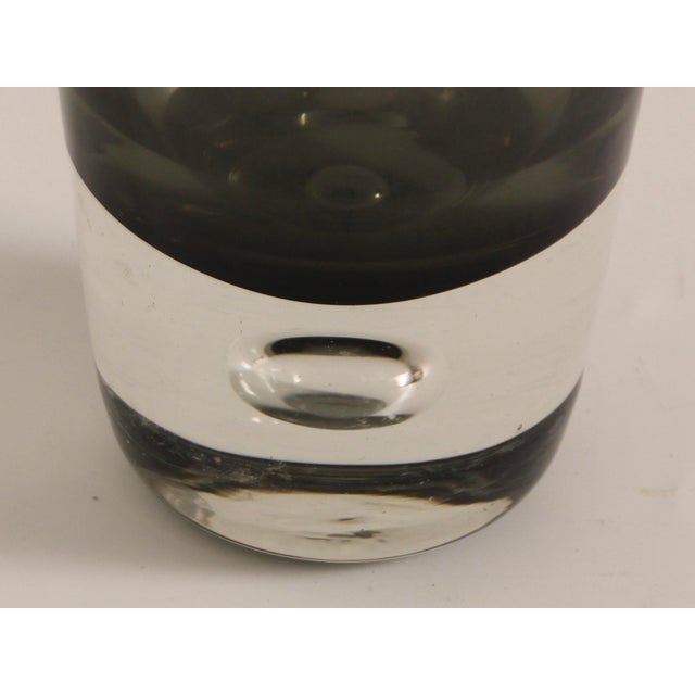 Grey gradient, probably Murano glass vase.