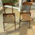 Antique Tapestry Folding Campaign Chairs - a Pair For Sale - Image 11 of 12