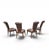 Vintage Leather Chairs, 1980s, Set of 4 For Sale - Image 10 of 16