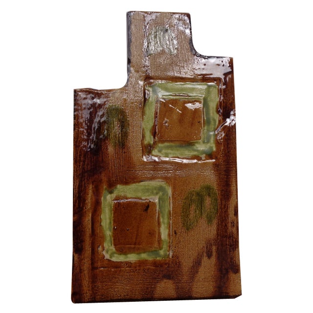 Danish Studio Ceramic Vase, 1960s For Sale