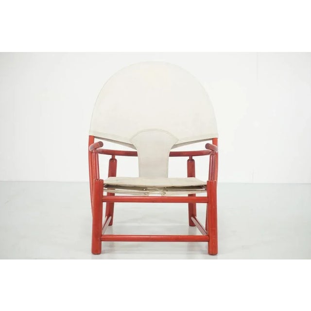 Mid-Century Hoop Lounge Chair attributed to Werther Toffoloni & Piero Palange for Germa, 1972 For Sale - Image 4 of 11