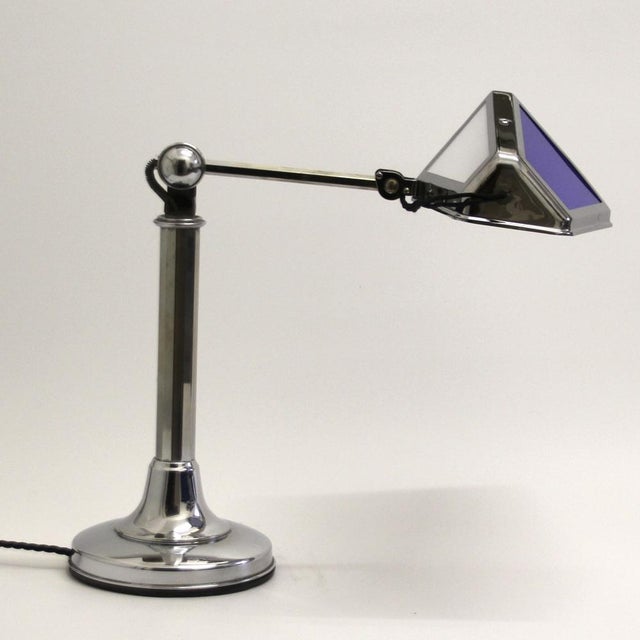 Metal Large French Table Lamp from Pirouett, 1920s For Sale - Image 7 of 14