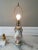 Vintage Pink and Gold Wild Rose Lamp Completely Restored For Sale - Image 9 of 12