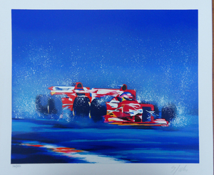 Victor Spahn, Formule 1 Duel de Ferrari, Screen Print