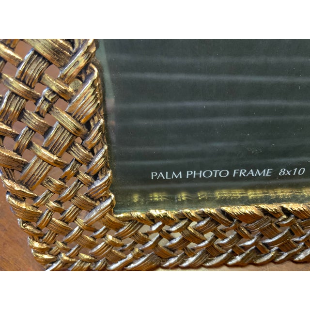 21 st century Michael Aram photo frame. Palm Photo frame holds a 8x10” picture, outside frame measures 10.75x12.75....