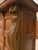 Brown Pulaski Oak Bar With Brass Top and Foot Rail, Griffin Carvings, Plus Custom Inset Oak Doors, Attributed For Sale - Image 8 of 12