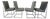 Mid Century Milo Baughman for Thayer Coggin Thin Chrome Dining Chairs For Sale